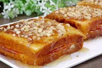 صبحانه سریع و خوشمزه با نان و تخم مرغ | طعمی بهتر از پیتزا