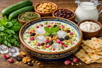 طرز تهیه ابدوغ خیار مجلسی در ۱۰ دقیقه همراه با دو نکته طلایی برای خوشمزه تر شدن