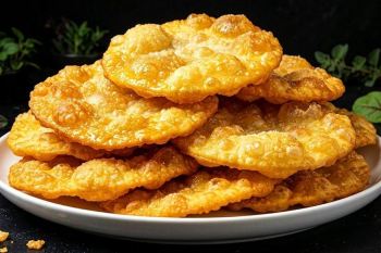 طرز تهیه نان فطیر (پفک) با آب پرتقال؛ یک شیرینی ساده و خوشمزه در ۵ دقیقه!