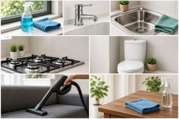 راهنمای تمیز کردن هر سطح با شوینده مناسب؛ از شیشه تا چوب