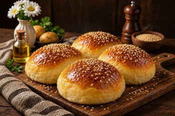 طرز تهیه نان سیب زمینی و ماست؛ نان خانگی بدون آرد و بدون خمیرمایه