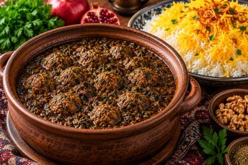 طرز تهیه طرز تهیه اناربیج شمالی با گوشت قلقلی؛ خوشمزه تر از فسنجون!