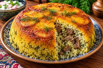 طرز تهیه ته چین فیروزکوهی اصیل؛ یک غذای محلی با طعمی فراموش نشدنی