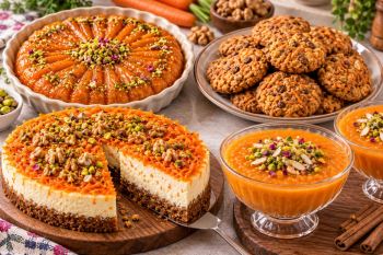 طرز تهیه ۴ مدل دسر با هویج؛ از حلوای مجلسی تا چیزکیک خوشمزه