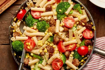 طرز تهیه سالاد ماکارونی گیاهی (وگان)