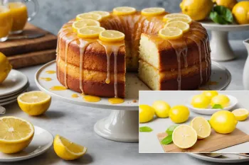 طرز تهیه کیک لیمو شیرین با چند روش