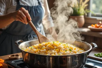 طرز تهیه ذرت پلو خوشمزه مرحله به مرحله در منزل
