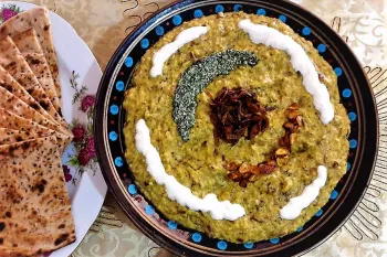 طرز تهیه کشک بادمجان کبابی برای 4 نفر