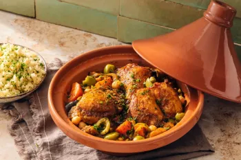 طرز تهیه طاجین مرغ مراکشی با طعم بی نظیر