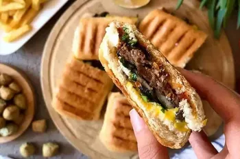 روش تهیه ساندویچ کباب لقمه مرحله به مرحله