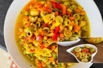ترشی ذرت و قارچ چاشنی خوشمزه و متفاوت برای سفره شما