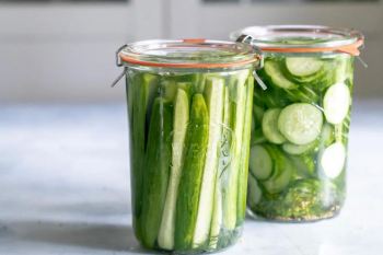 آموزش تهیه پیکل خیارشور فوری یخچالی ترد و خوشمزه
