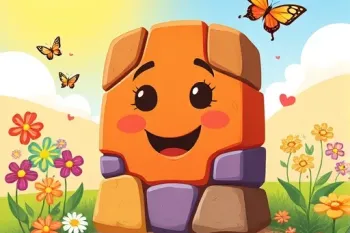 داستان زیبا و کوتاه آجر گُلی برای کودکان