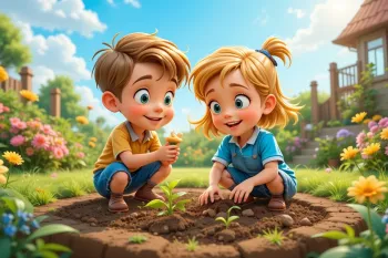 داستان آموزنده دانه ها می رویند برای کودکان