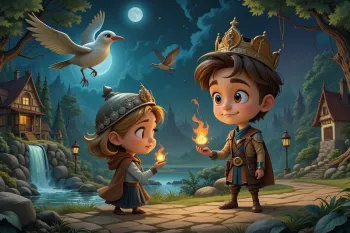 پایان قصه مهیج طلسم وحشت: نبرد پوپینو و پرنده ی وحشت