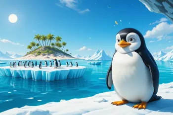 قصه آموزنده پنگوئن ناراضی برای کودکان