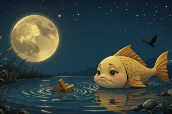 قصه کودکانه شب ماهی و ماه: خدای مهربون