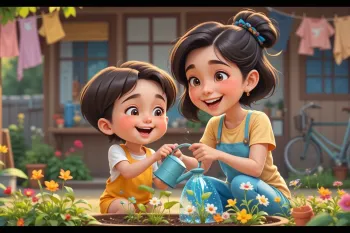 داستان تصویری کودکانه: من مامانمو خیلی دوست دارم!