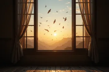 شعر و پنجره: روایتی از غم و امید در اشعار معاصر