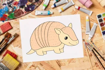 آموزش نقاشی گورکن برای کودکان به زبان ساده