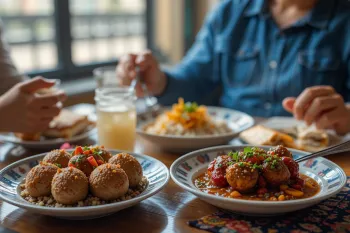 انشای ادبی در توصیف غذاهای ایرانی