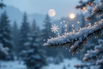 انشای ادبی: اگر من یک دانه برف بودم