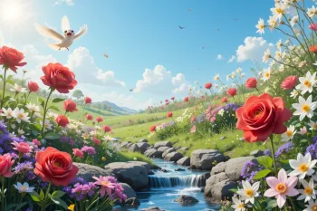 شعر کودکانه آغاز بهار و شکوفایی گل ها
