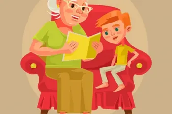 شعر زیبا و احساسی مادربزرگ خوبم برای کودکان