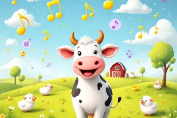 شعر فوق العاده زیبای کودکانه بنام گاو برای پیش دبستانی ها