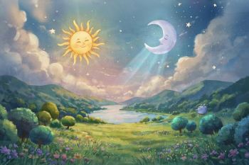 شعر آفتاب و مهتاب؛ ترنم رنگ ها و نور برای کودکان