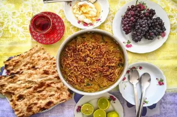 کالری آش شله قلمکار + روش های سوزاندن این کالری