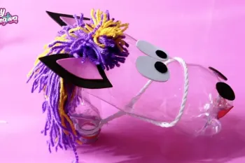 آموزش ساخت اسب با بطری، کاردستی فوق العاده برای کودکان