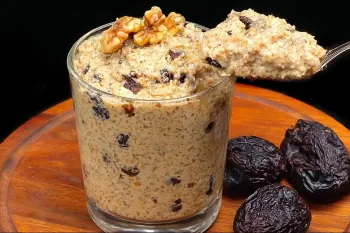طرز تهیه صبحانه بدون قند با جو دوسر پرک و موز برای کاهش وزن !