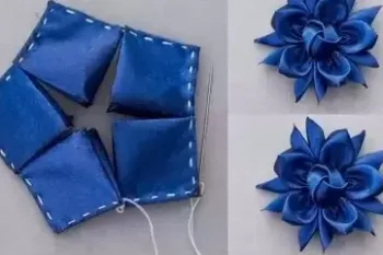 آموزش ساخت گل های جذاب و زیبا با پارچه های اضافی !