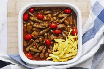 کالری خورشت بامیه چقدر است ؟