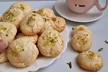 نحوه درست کردن ۵ دقیقه ای شیرینی نارگیلی !