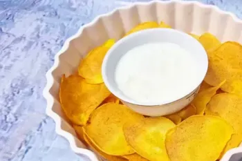 طرز تهیه چیپس سیب زمینی خانگی بدون روغن و بدون سرخ کردن !
