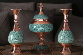 راهنمای جامع هنر فیروزه کوبی، از تاریخچه تا خرید و نگهداری