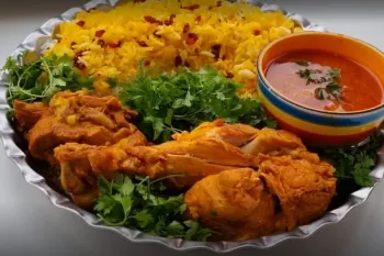 با گوشت بوقلمون چی درست کنیم؟ / طرز تهیه زرشک پلو با بوقلمون