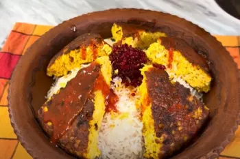 کوکوی بادکوبه ای با طعمی شگفت انگیز و متفاوت