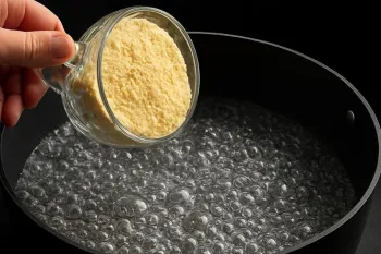 آرد ذرت رو بریز تو آب جوش؛ نتیجه ای که باور نمیکنید