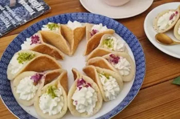 شیرینی عربی بدون استفاده از فر / چگونه بدون فر شیرینی عربی درست کنیم