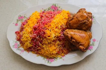 طرز تهیه آلبالو پلو با مرغ / آلبالو پلو با مرغ را با این روش درست کنید