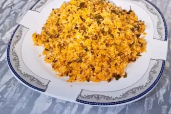 تهیه پلو برگ مو بسیار خوشمزه / مراحل تهیه پلو برگ مو آسان