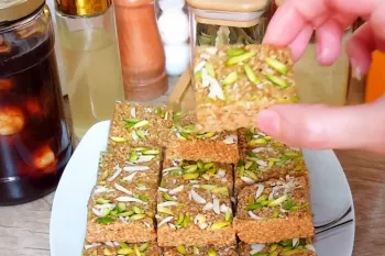 سوهان کنجدی خوشمزه بدون شکر و روغن / طرز تهیه یک سوهان خوشمزه