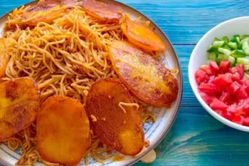 تهیه کته ماکارونی بسیار خوشمزه / ماکارونی را آبکش نکنید !