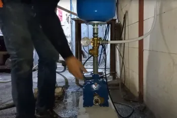 نحوه نصب پمپ آب خانگی با منبع انبساط با نکات مهم / فیلم