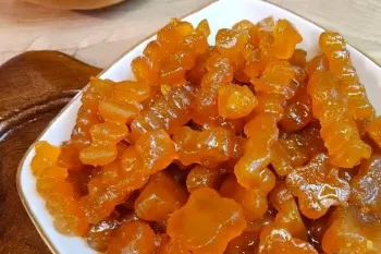 مربای کدو حلوایی شیشه ای و طلایی؛ طرز تهیه با تمام نکات کلیدی