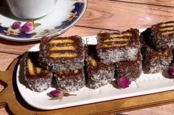 طرز تهیه رولت خرما مقوی و سالم ماه رمضان