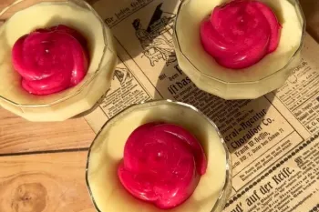 طرز تهیه محلبی ترکیه ای نرم و کرمی بدون تخم مرغ